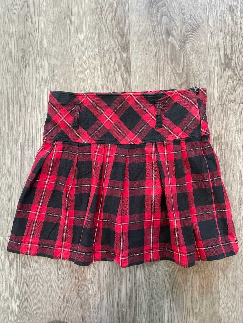 Vintage 90s/y2k faded glory plaid skirt/ skort
